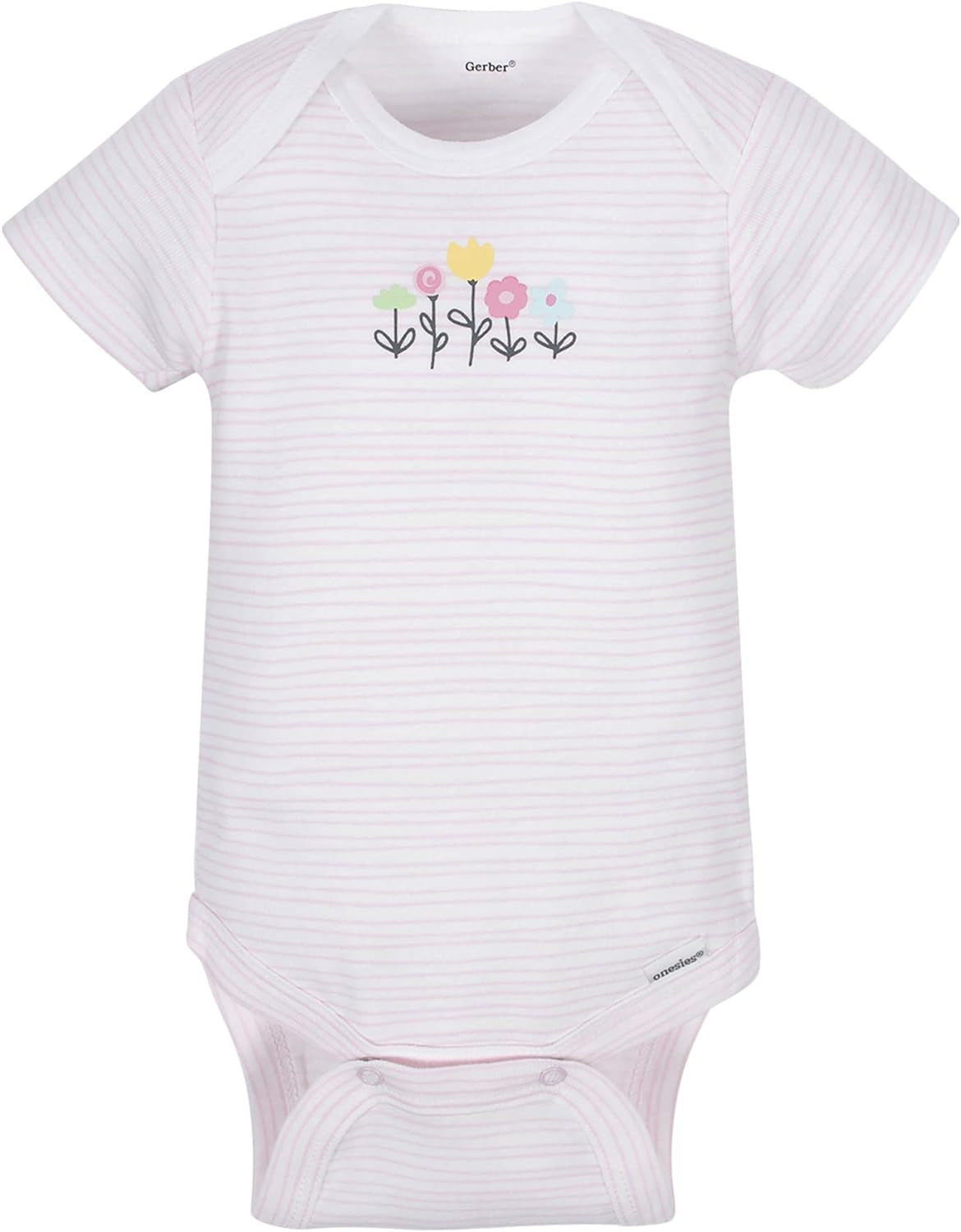 Baby-Girls 8-Pack Short Sleeve Mix & Match Bodysuits